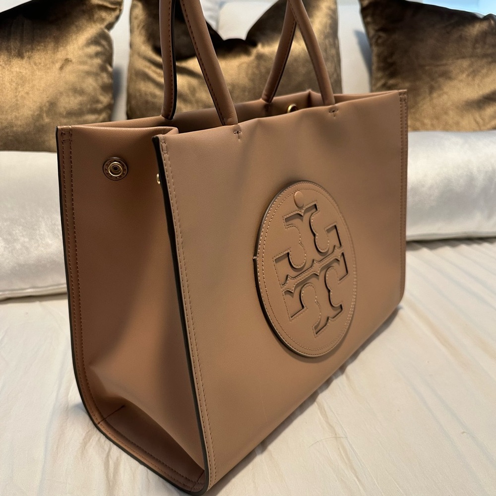 Tory Burch Brown Leather Tote - Picture 2 of 3